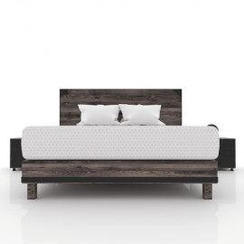 Colchón En Caja Memory Foam Dormez Ortopédico Matrimonial Green Tea+2 Almohadas
