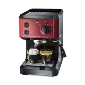 Cafetera Espresso Oster BVSTECMP65R013 2 Tazas Roja