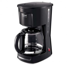 Cafetera De Goteo T-Fal CM1408MX Heliora 12 Tazas Negro